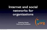 WWF - Internet and social networks for organizations