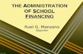 administration of school financing
