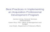 Best Practices in Implementing an Acquisition Professional ...