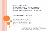 Anxiety And Depression In Family Practice Patients With
