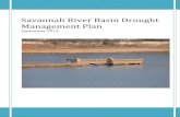 2012 Savannah River Basin Drought Management Plan