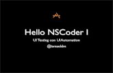 01/04 - Hello NSCoder - Automation Tests