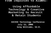 American Association College Registrars Admissions Officers (AACRAO) Presentation 2008
