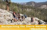 Sierra Backpacking Pre-Trip Powerpoint
