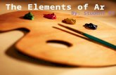 Elements of art student example ppt