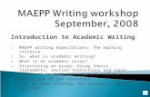 Maepp Writing Workshop 2003 Voice