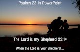 Psalms 23 In Power Point