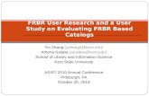 2010 ASIST -  FRBR user research by Yin Zhang and Athena Salaba