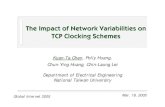 The Impact of Network Variabilities on TCP Clocking Schemes