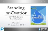 Standing InnOvation - Lessons from Dinosaurs, Crazy Ones and Blooming Lilies (Edwin S. Soriano for Maynilad)