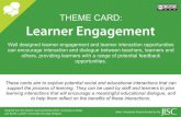 Learner Engagement Cards