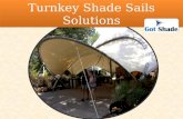 Turnkey shade sails solutions