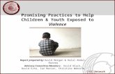 Promising Practices to Help Children and Youth who have been Exposed to Violence