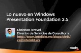 Lo Nuevo En Windows Presentation Foundation 3