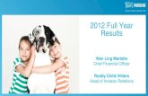 Nestle 2012 FY results