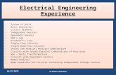 Electrical Engineering Experience