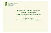 De Pinto - Mitigation opportunities and challenges: An economic perspective