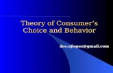 Theory of consumers choice and behavior1