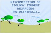 Misconception of biology student