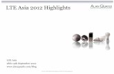 LTE Asia 2012 Highlights from Alan Quayle
