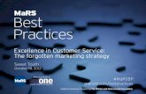 Excellence in Customer Service: The forgotten marketing strategy - MaRS Best Practices