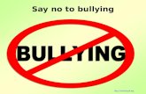Say no to_bullying