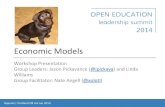#Openls 2014 Workshop Economic Models