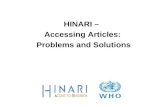 HINARI: Access Problems and Solutions - updated 03 2009 [ppt ...