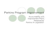 Perkins Program Improvement