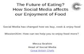 Can & how does social media change how we eat