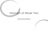 10 Strength Of Weak Ties