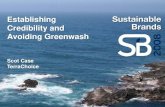 Establishing Credibility and Avoiding Greenwash in Sustainability Communications