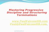 Mastering Progressive Discipline and Structuring Terminations