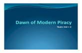 Dawn Of Modern Piracy