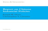 Report on Chinese Industrial Policies | 10/04/2013