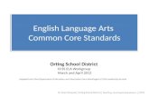 Common Core State Standards ELA Workgroup 2012