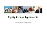 Equity Access Homeowner Introduction