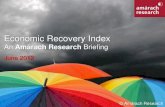 Amarach Economic Recovery Index June 2012