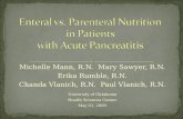 Enteral vs. Parenteral Nutrition in Patients with Acute ...
