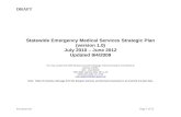 Statewide Emergency Medical Services Strategic Plan (version 1.0)