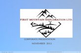 First mountain presentation