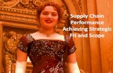 Supply chain performance achieving strategic fit and scope MBA STRATERGIC MANAGEMENT PPT