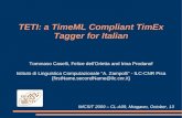 TETI: a TimeML Compliant TimEx Tagger for Italian