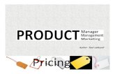 Product Management  - Pricing