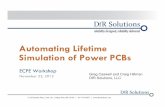 Automating lifetime simulation of power PCBs