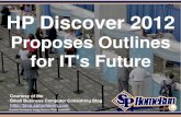 HP Discover 2012 Proposes Outlines for IT's Future (Slides)