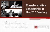 Transformative Leadership in the 21st Century