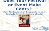 Does Your Festival or Event Make Cent$
