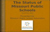 The Status of Missouri Public Schools