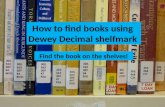 How to find books using dewey decimal shelfmark 2014  5